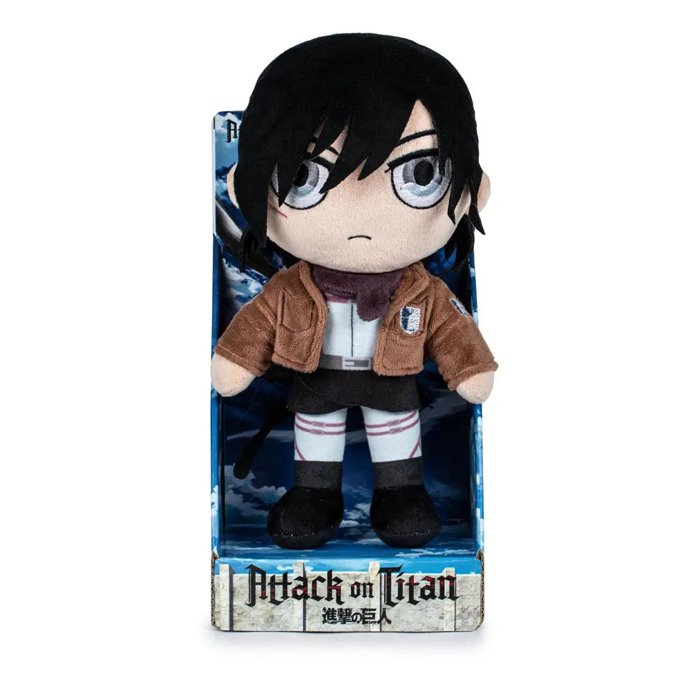 Mikasa Ackerman Attack on Titan Kuscheltier - 27 cm Plüschtier Stofftier