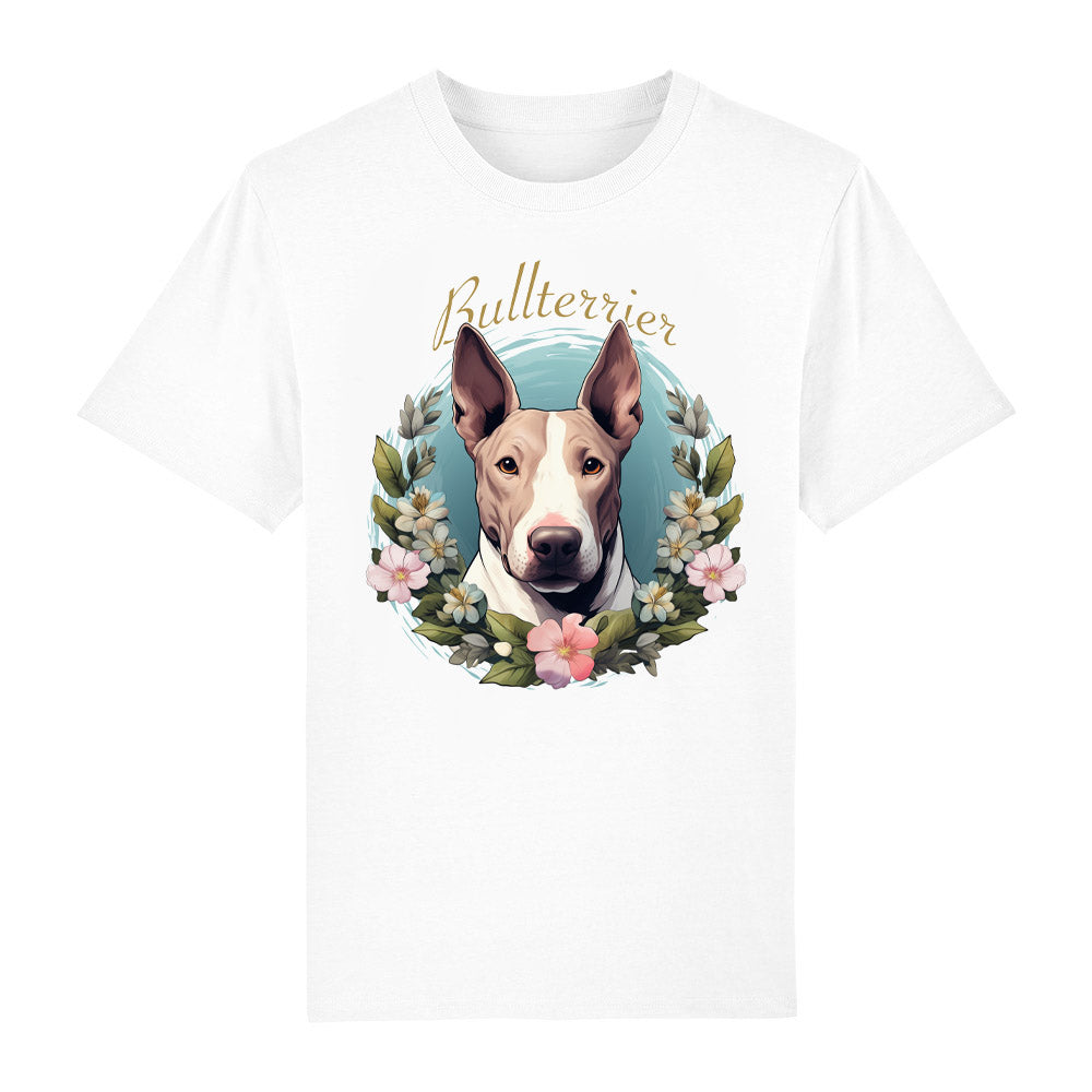 T-shirt bull terrier white