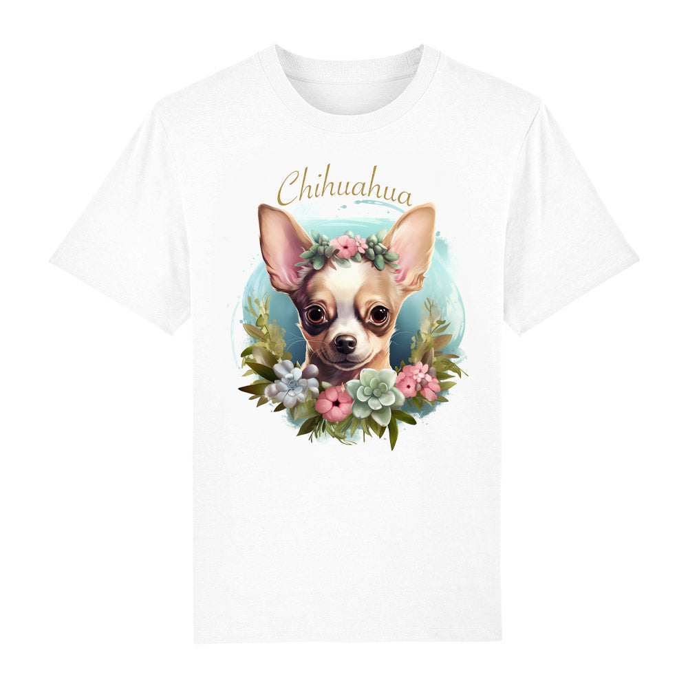 T-shirt Chihuahua white