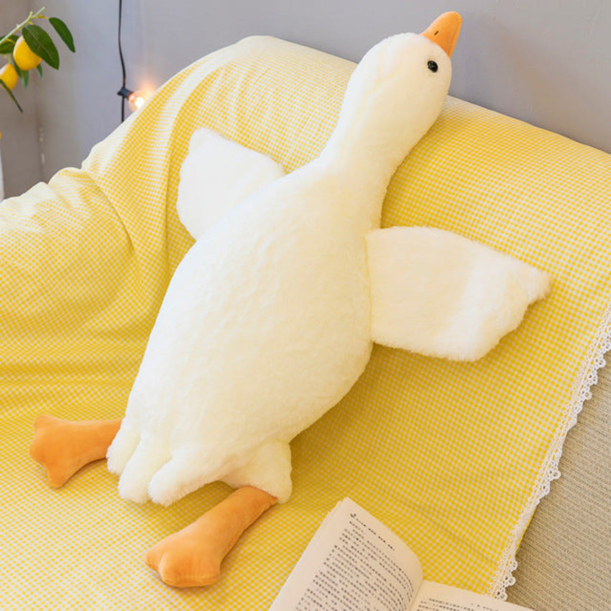 Gans Kuscheltier - 40 cm Ente Plüschtier weiches Gänse Stofftier