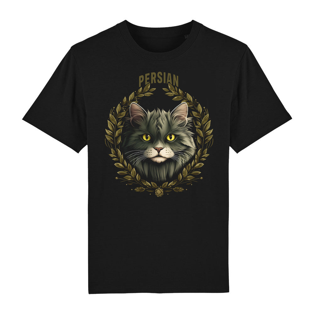 T-shirt Persian Cat black