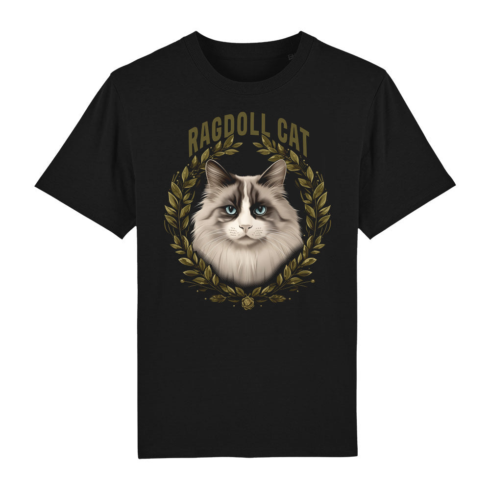 T-shirt Ragdoll Cat black