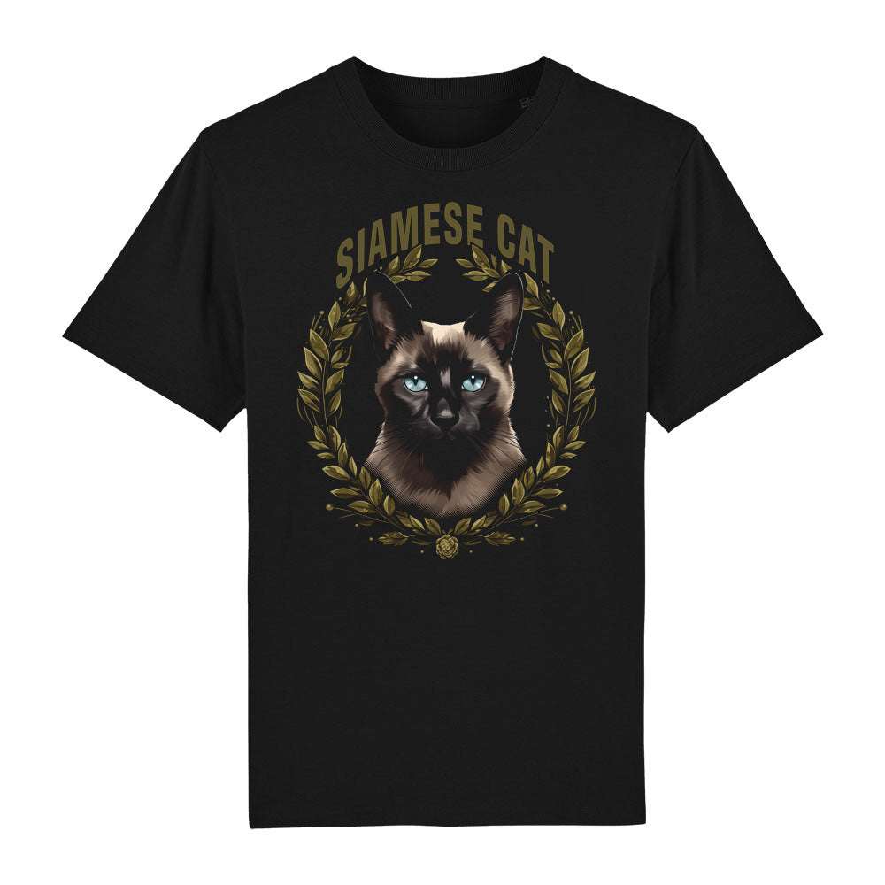 T-shirt Siamese Cat black