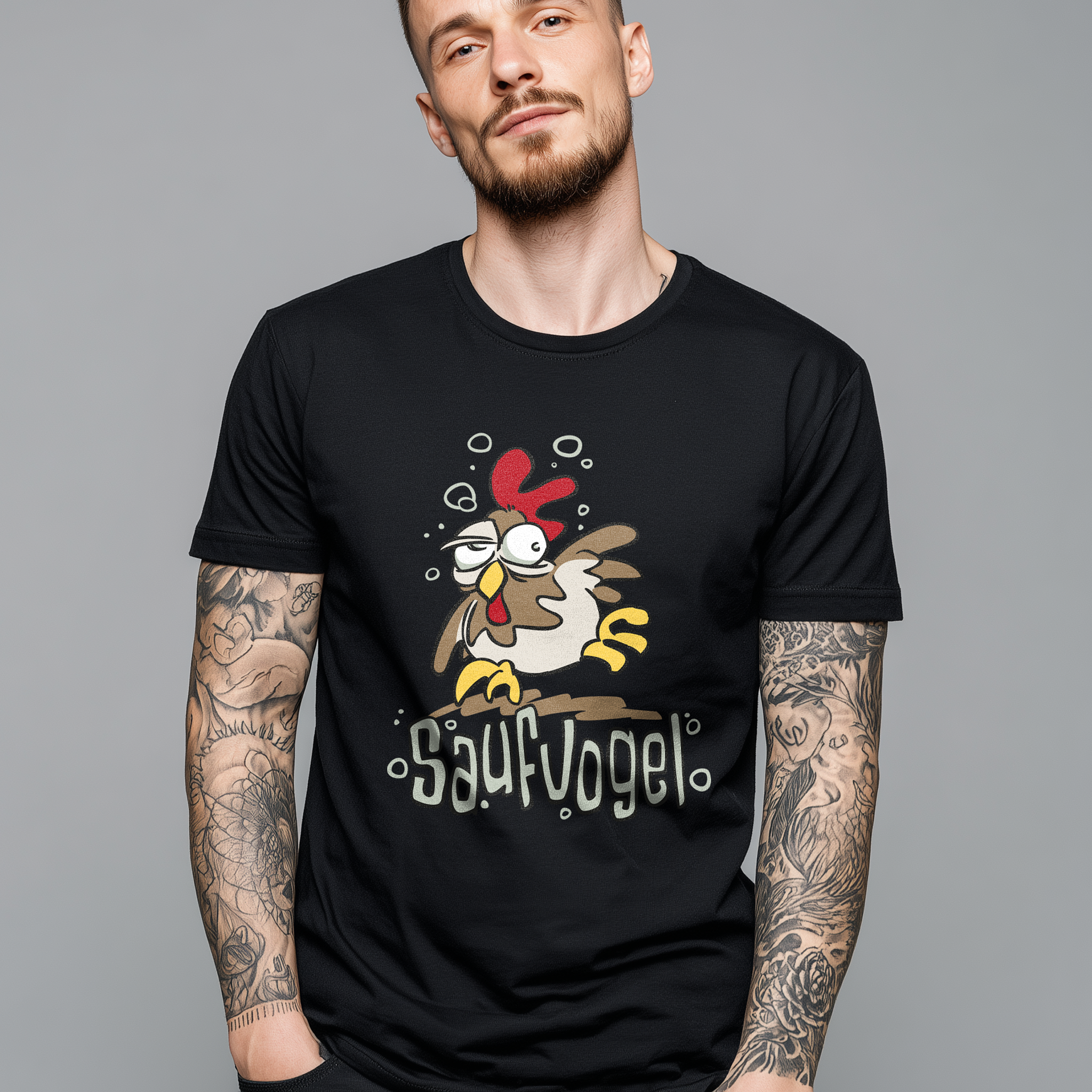 T-Shirt Saufvogel
