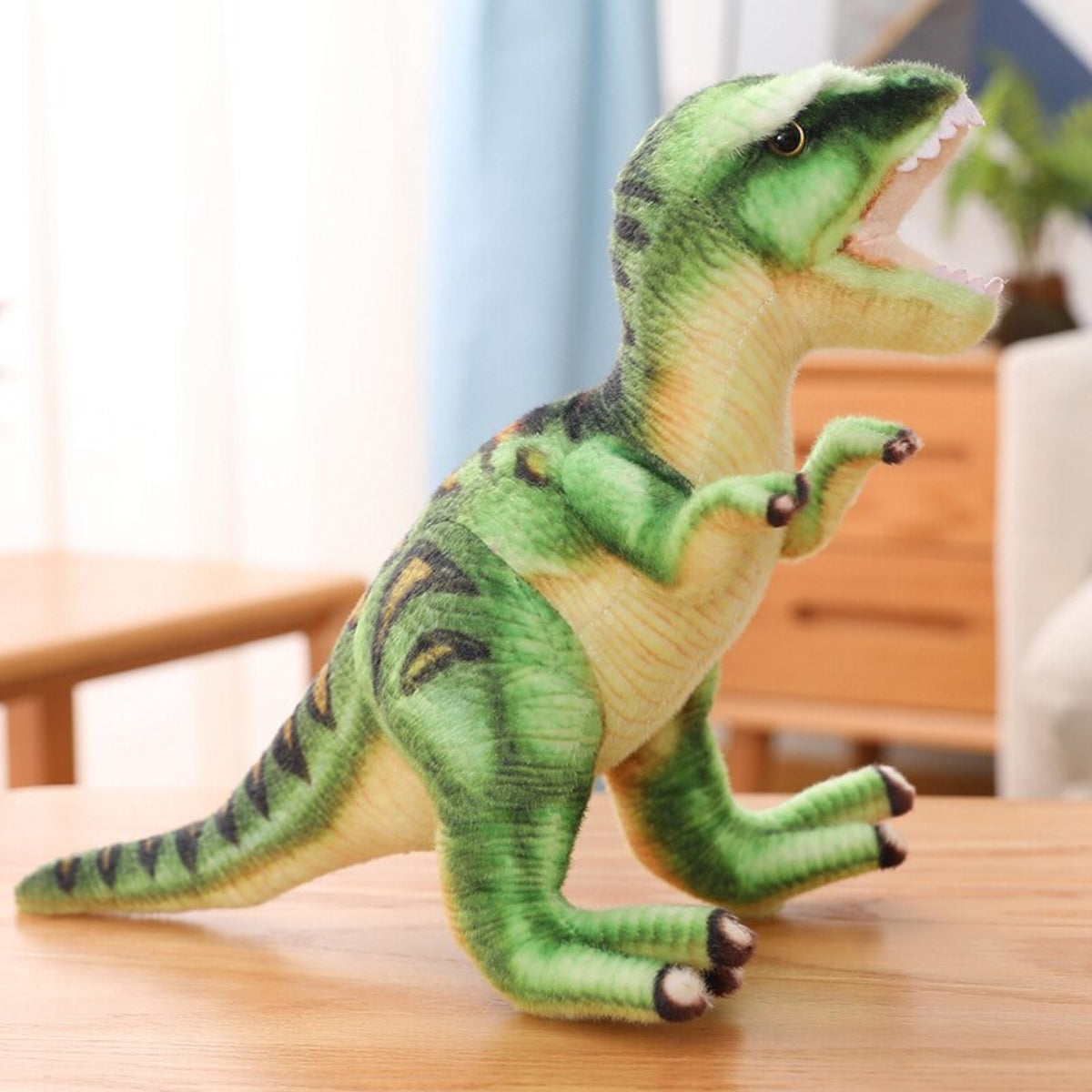 Dinosaurier T-Rex Kuscheltier - 38cm grünes Plüschtier