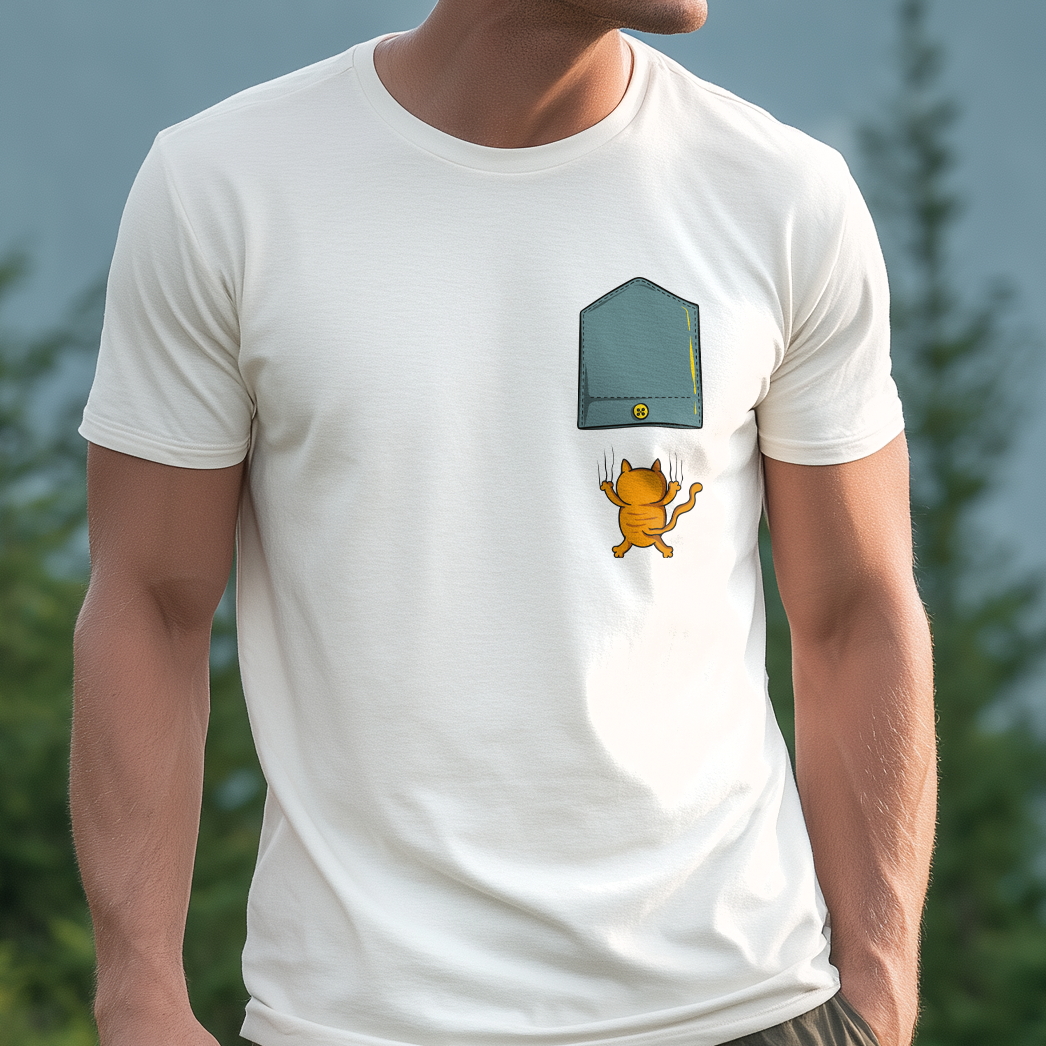 T-Shirt Falling Cat