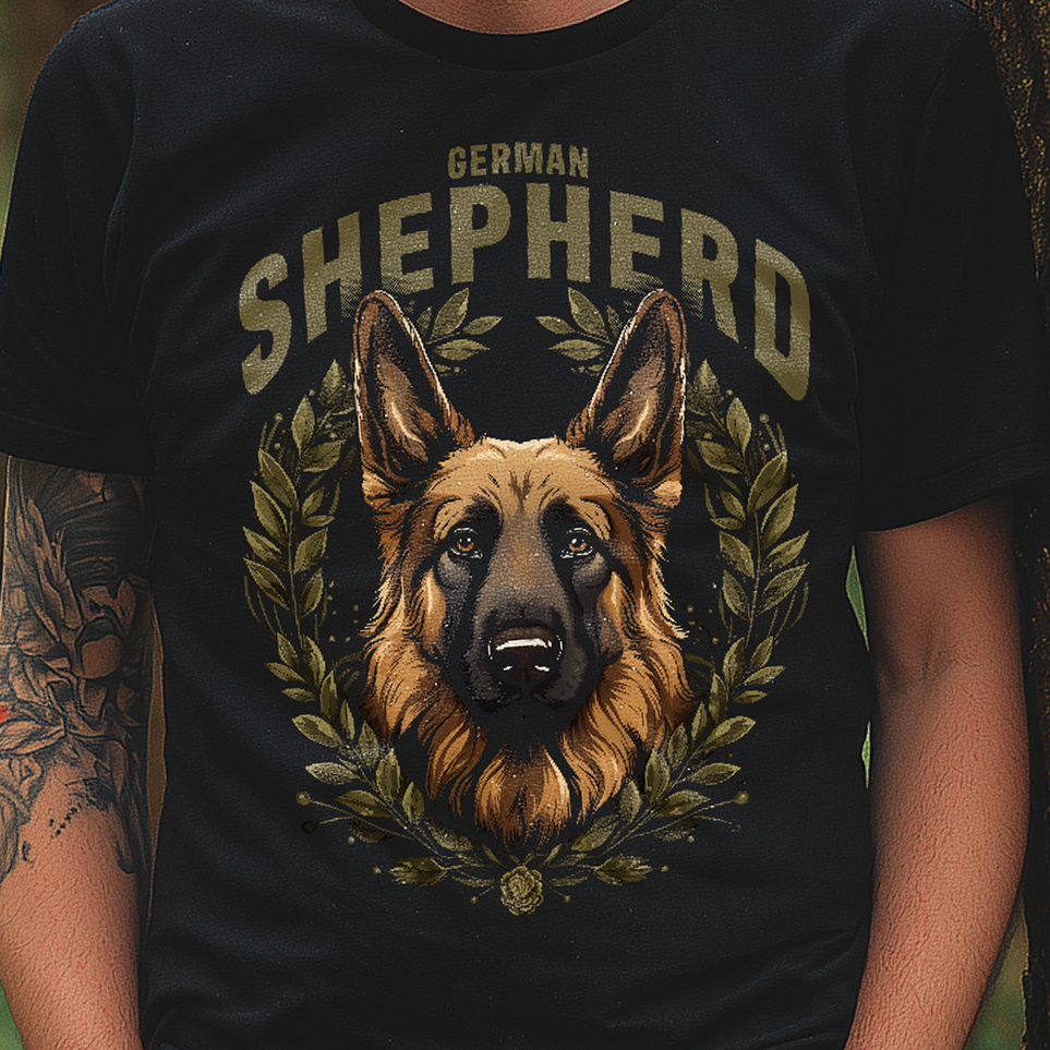 T-Shirt German Shepherd black