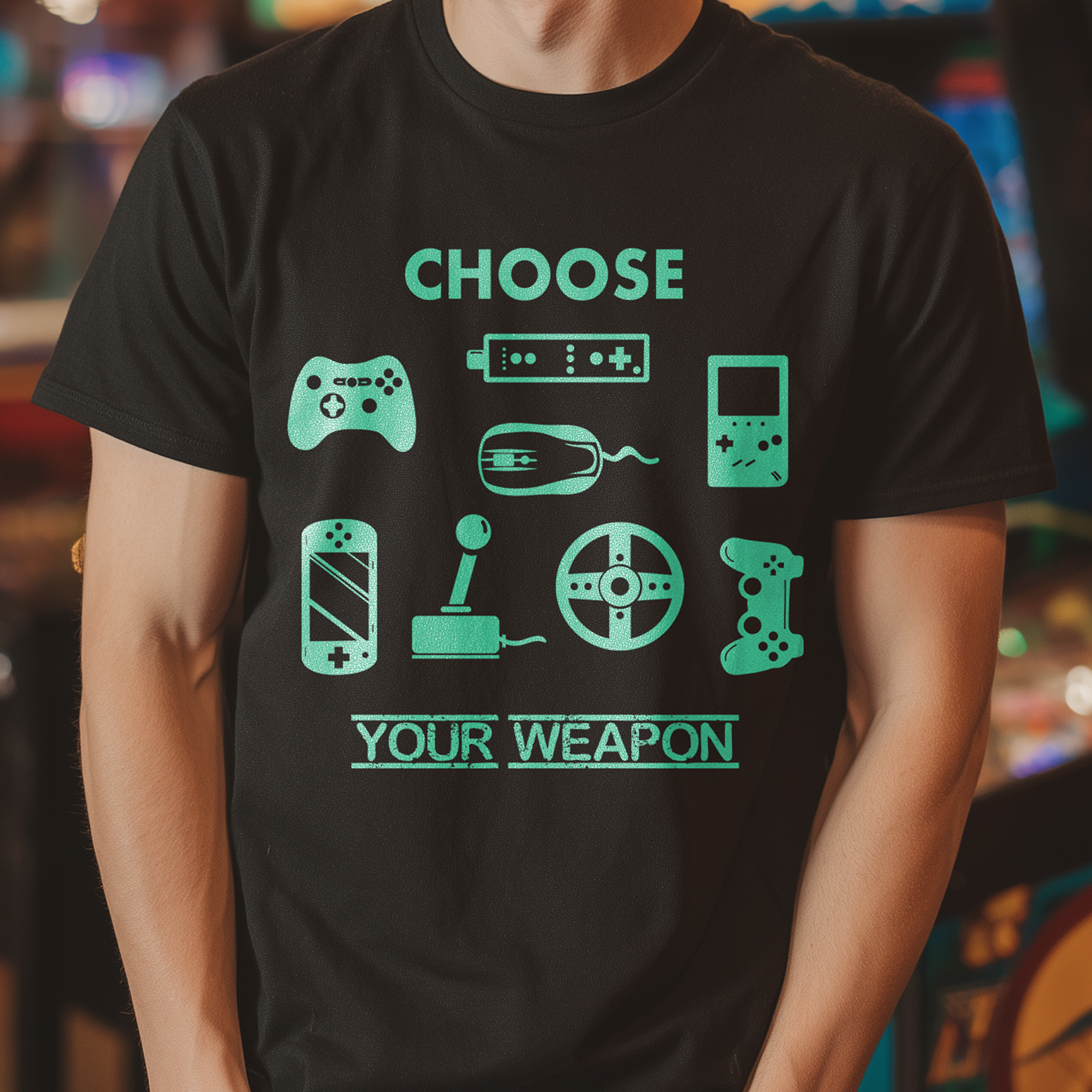 T-Shirt Choose your Weapon