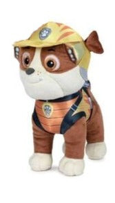 Rubble Paw Patrol Kuscheltier - 20 cm Plüschtier Stofftier