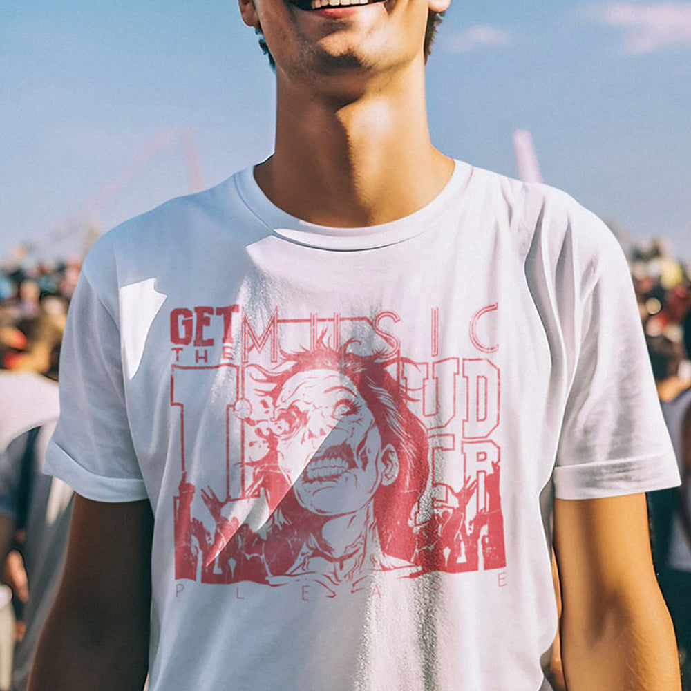 T-Shirt Get the Music louder
