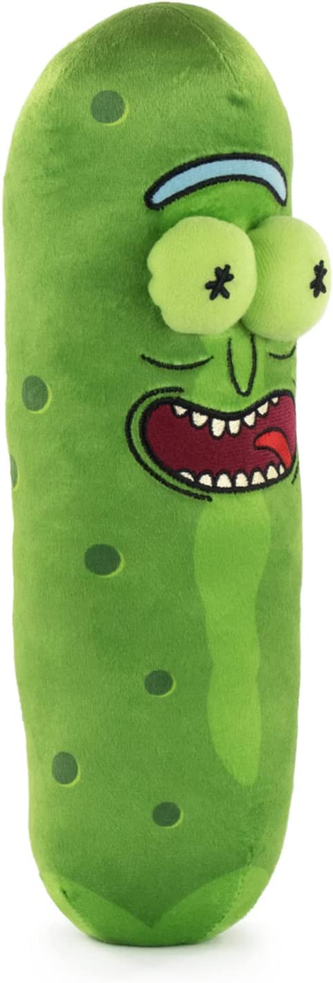 Rick & Morty Gurken Rick Kuscheltier - 32 cm Plüschtier Pickle Rick Stofftier