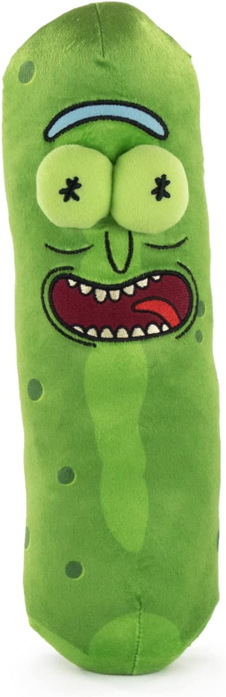 Rick & Morty Gurken Rick Kuscheltier - 32 cm Plüschtier Pickle Rick Stofftier