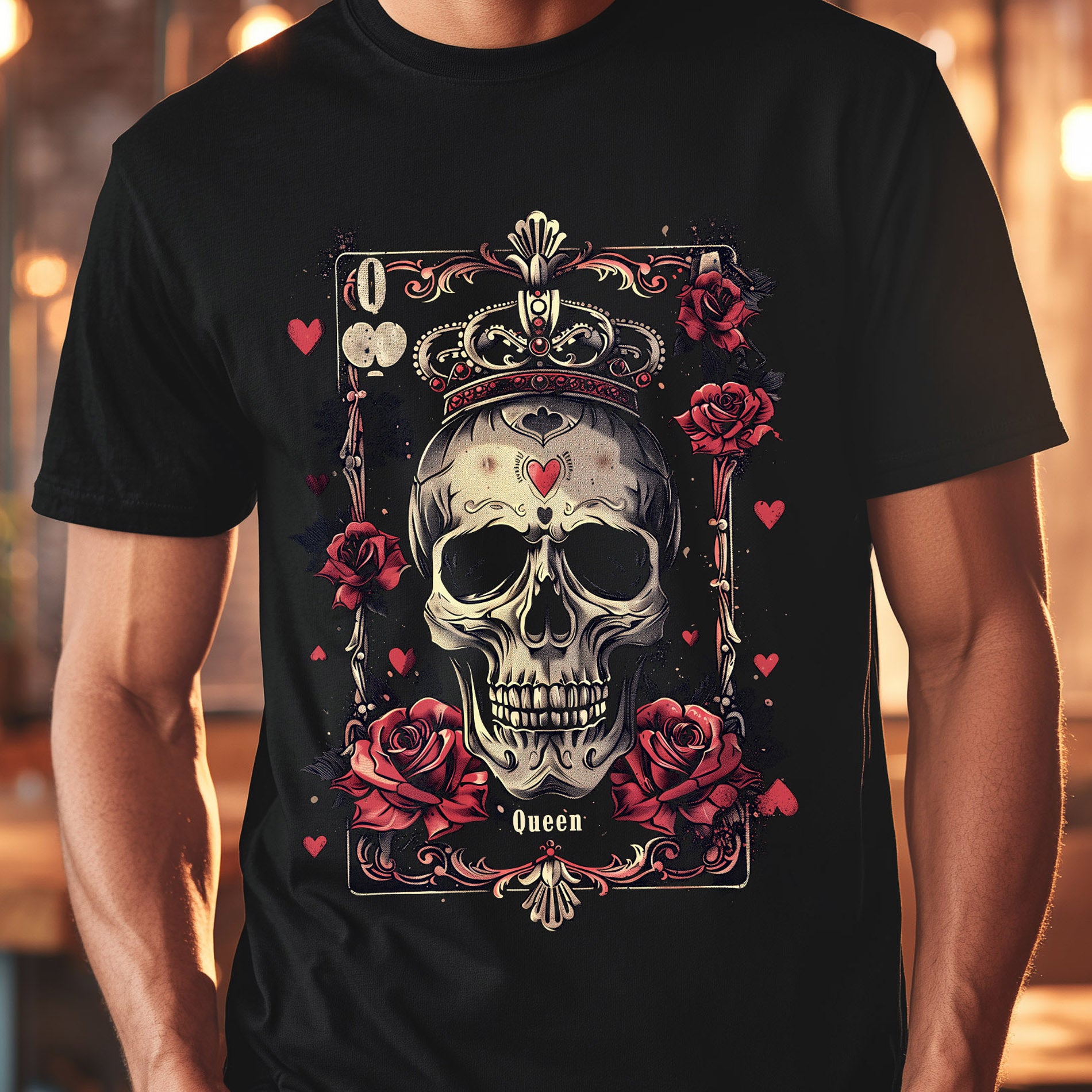 T-Shirt Queen Skull