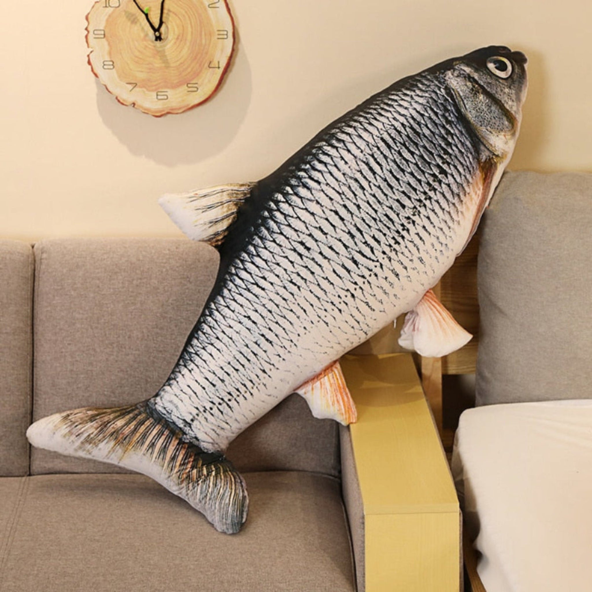 Forelle Fisch Kuscheltier - 60 cm Plüschtier weiches Stofftier