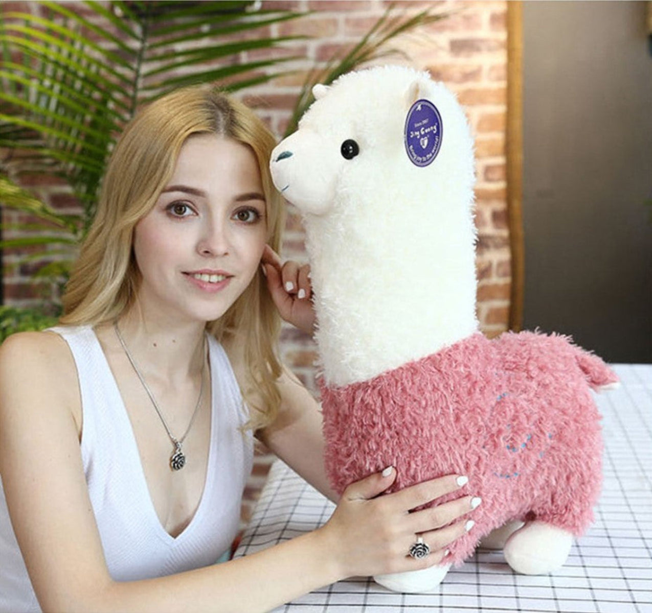 Lama Kuscheltier - 26 cm Plüschtier süßes Stofftier