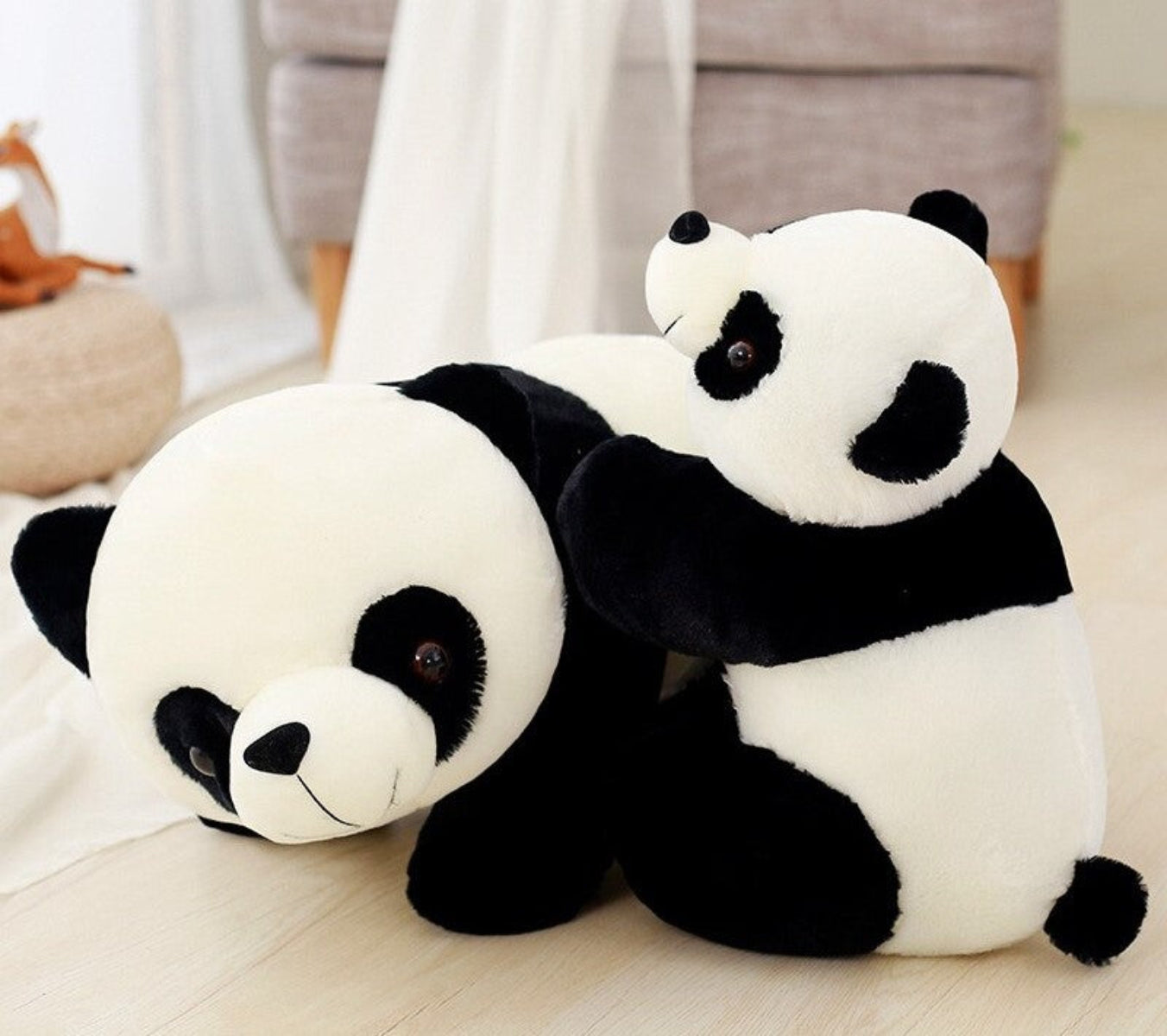 Panda Kuscheltier - 20 cm Plüschtier Pandabär Stofftier