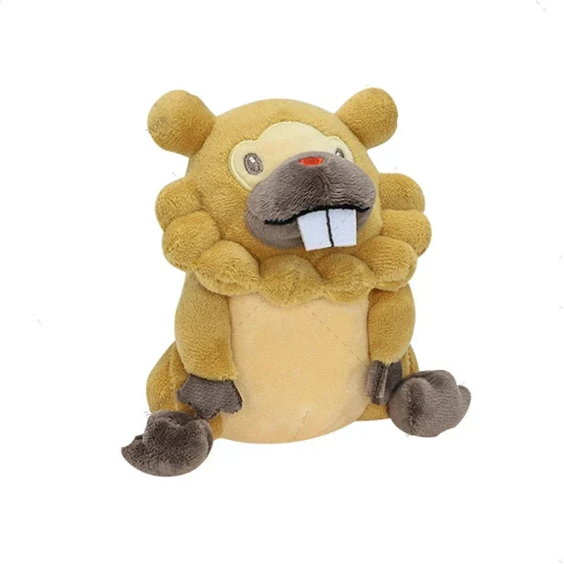 Bidiza Pokemon Kuscheltier - 13 cm Plüschtier weiches Stofftier Bidoof