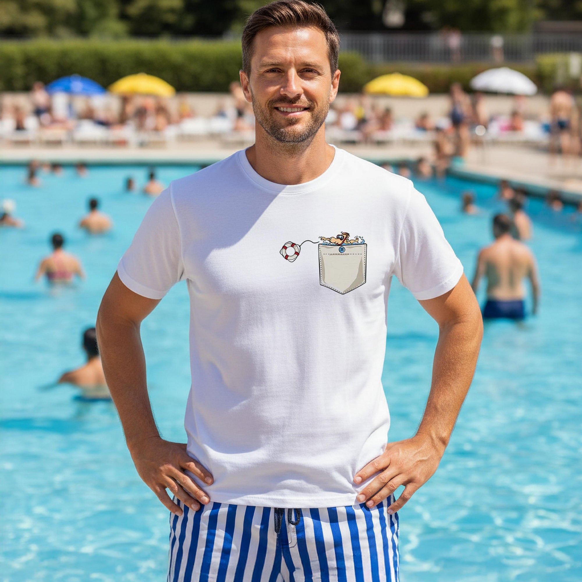 T-Shirt Swimming Pocket