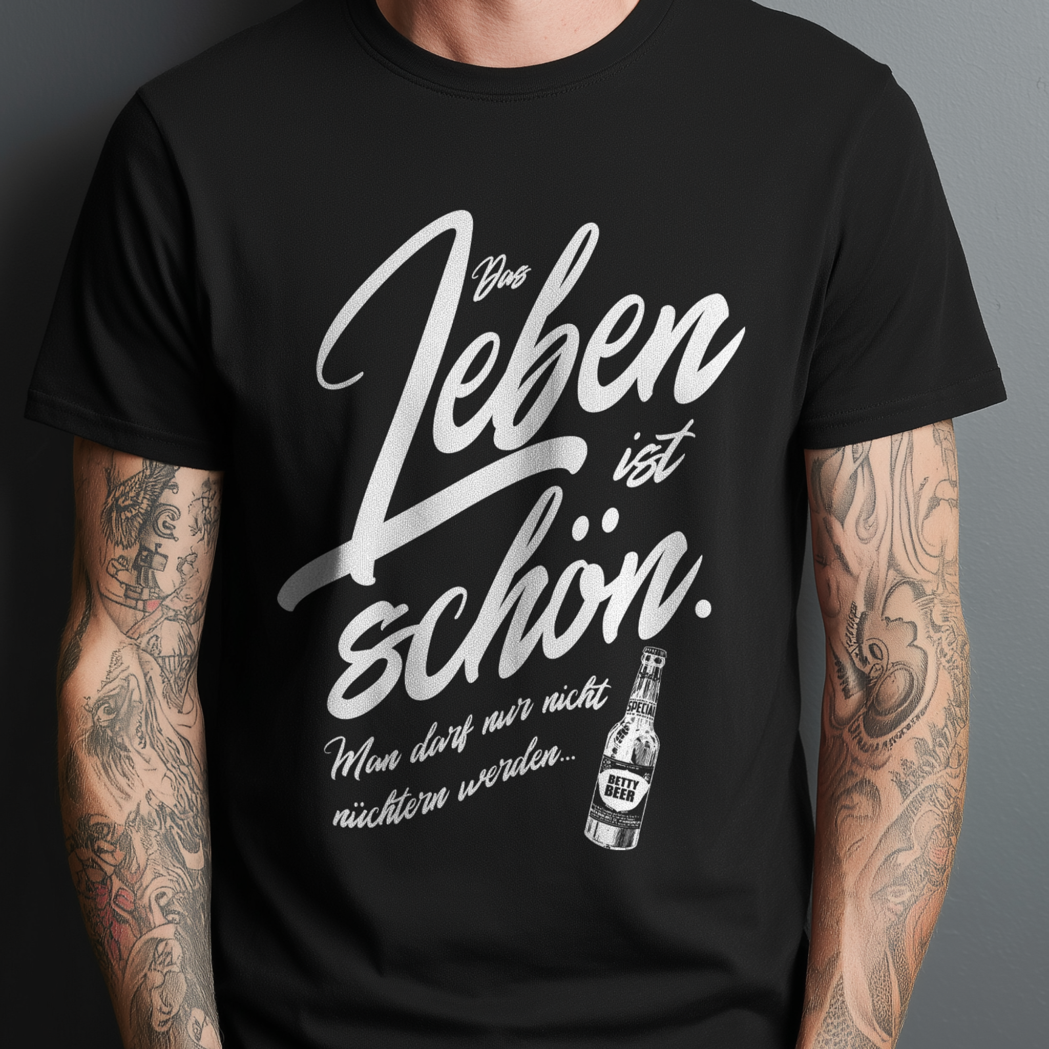 T-Shirt Das Leben ist schön