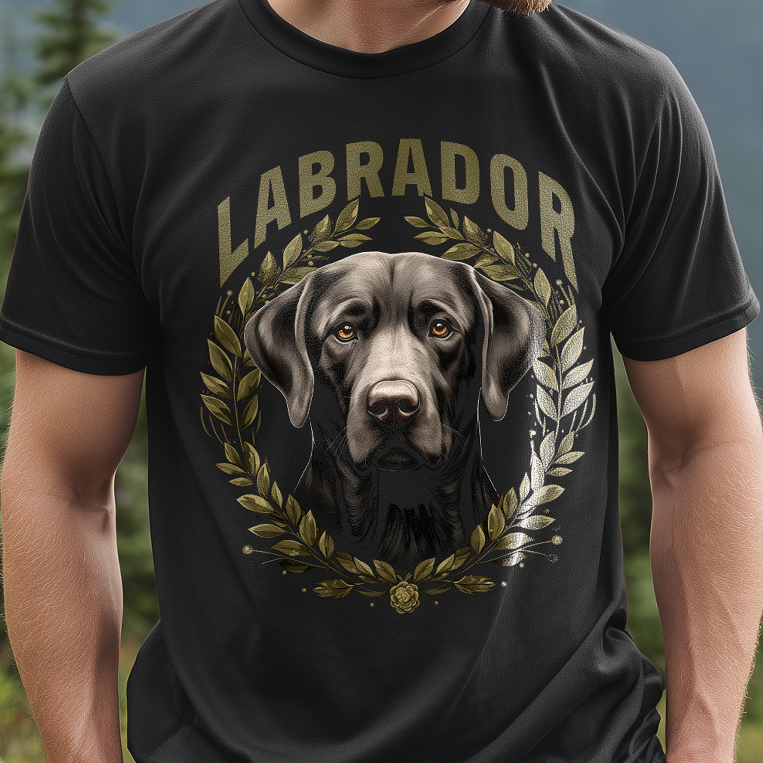 T-Shirt Labrador black