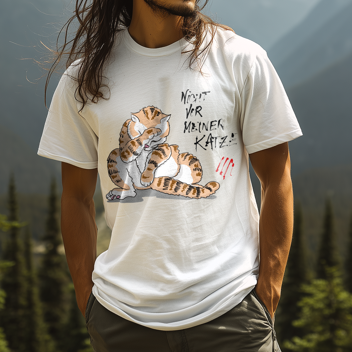 T-Shirt Nicht vor meiner Katze
