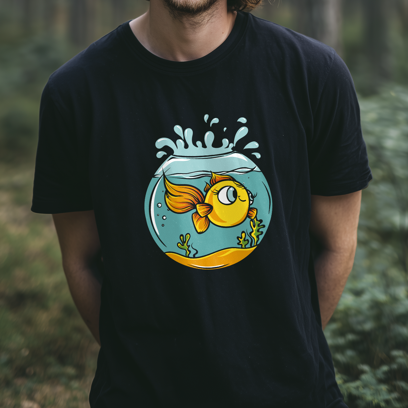 T-Shirt Fish Bowl