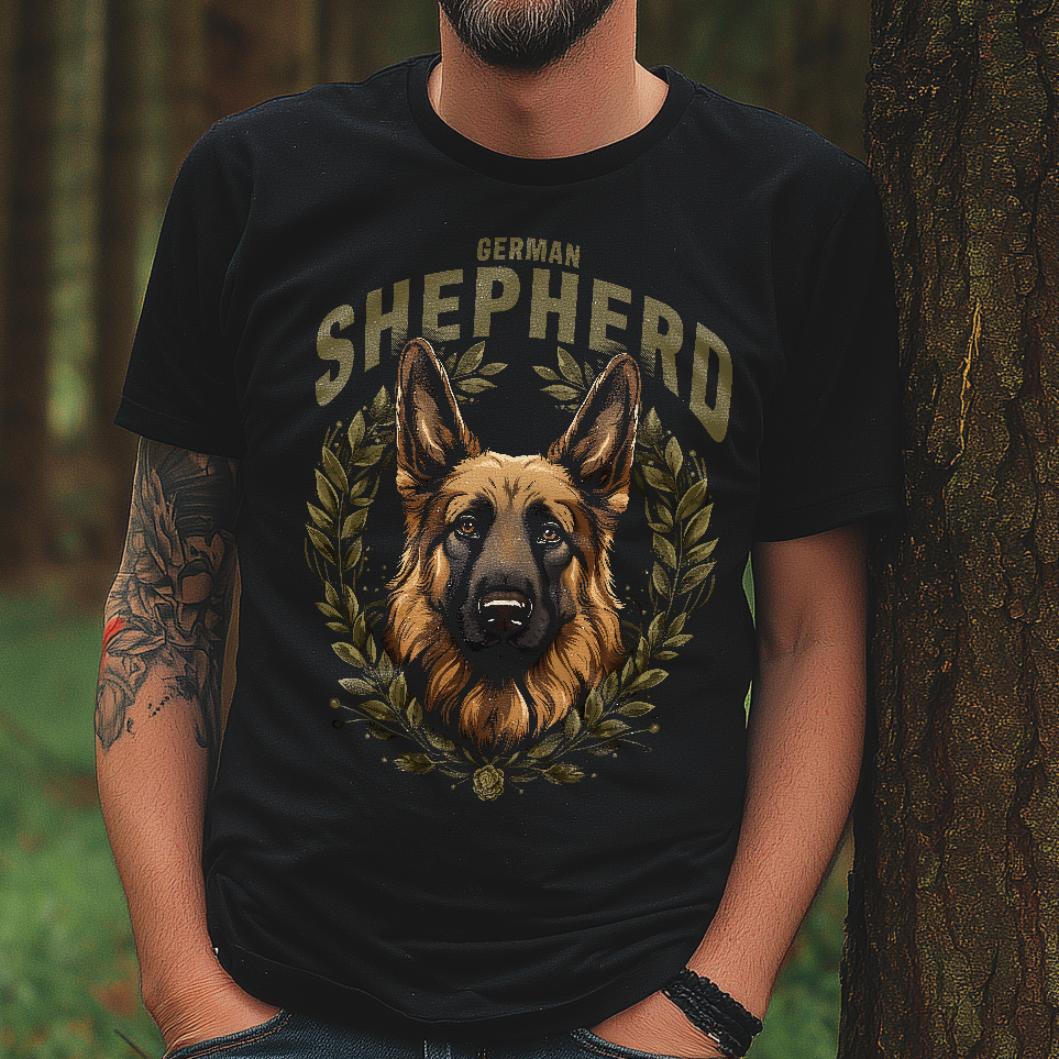 T-Shirt German Shepherd black