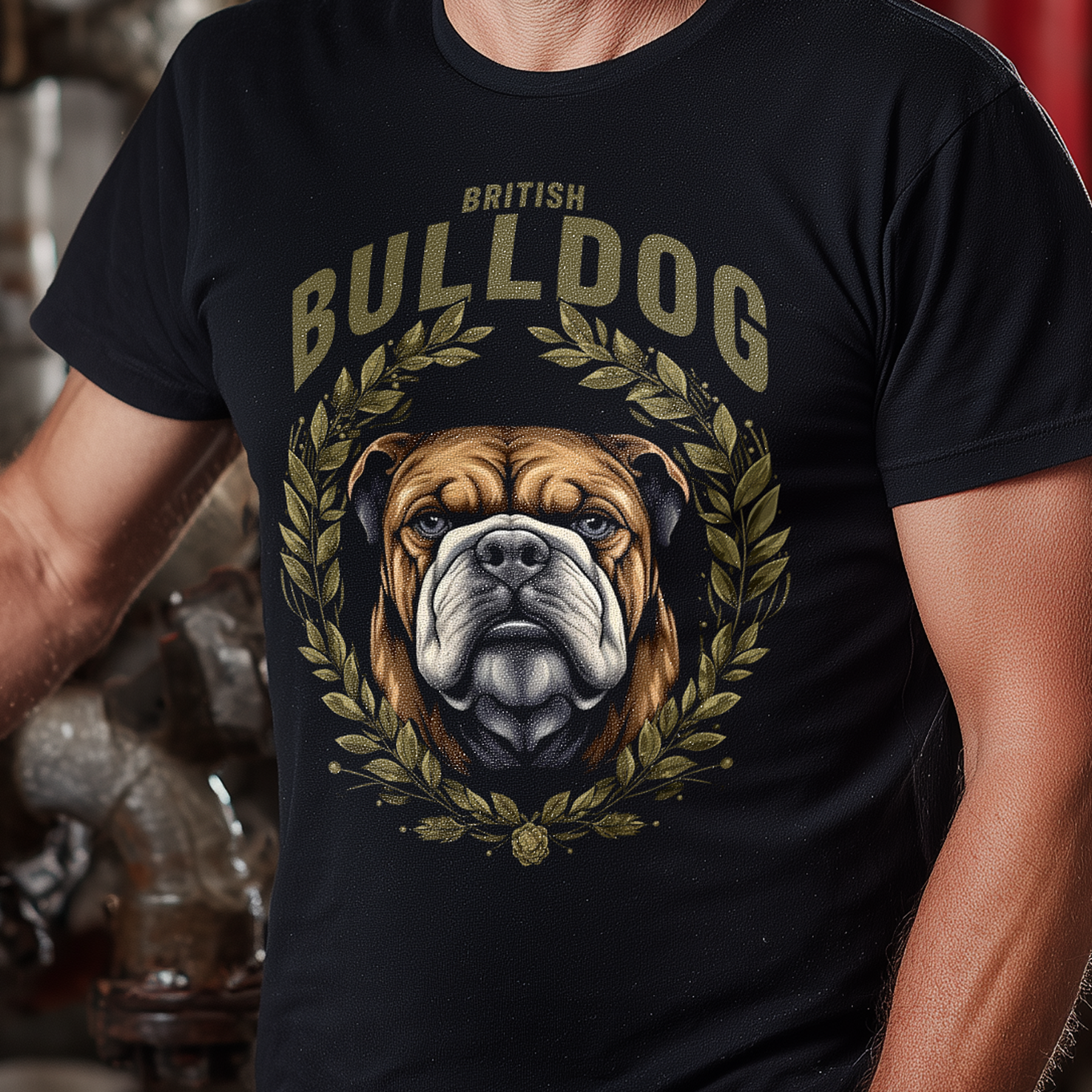 T-Shirt BritishBulldog black