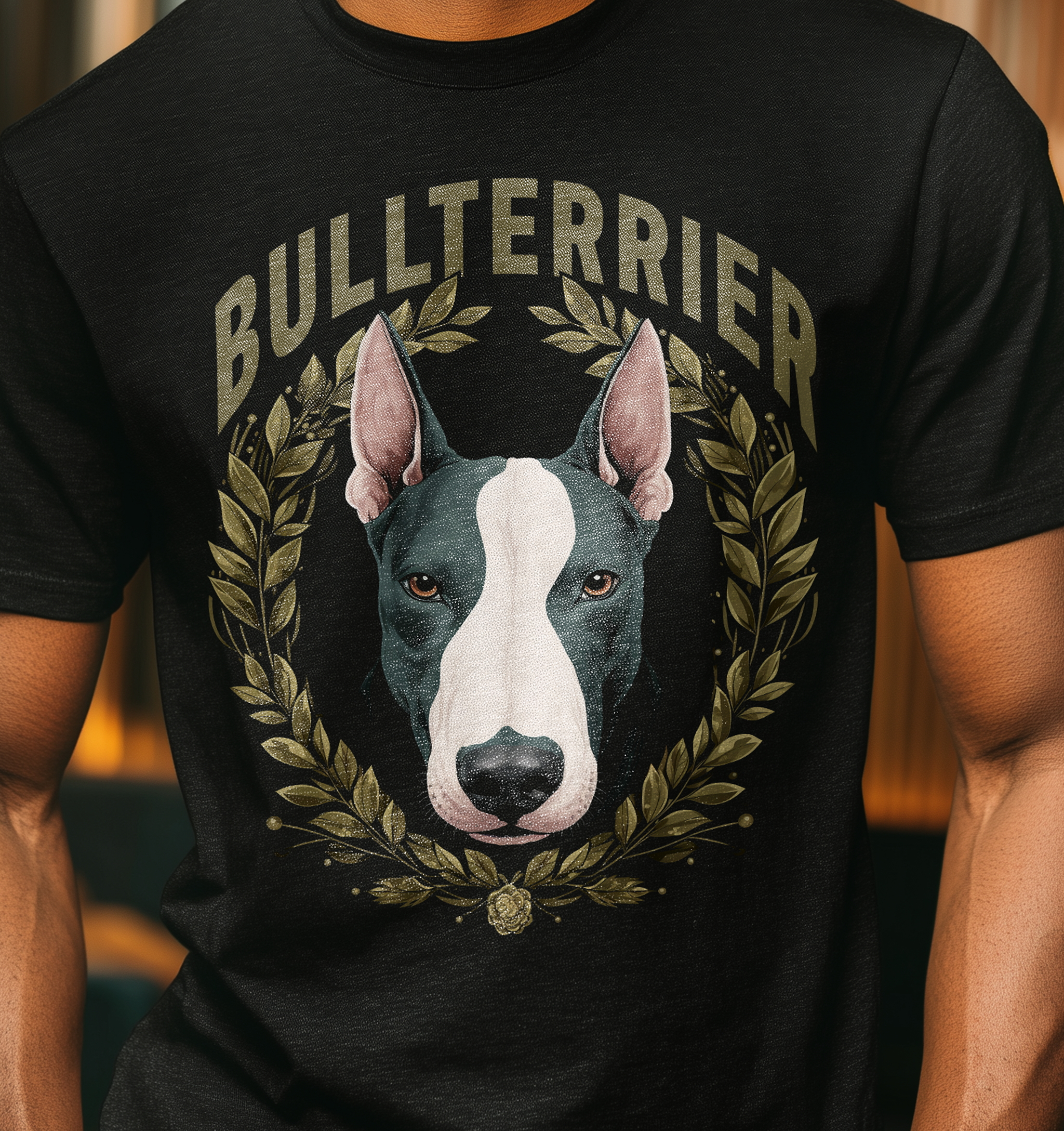 T-Shirt Bullterrier black