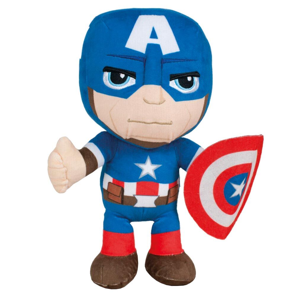 Marvel Avengers Captain America Kuscheltier - 30 cm Plüschtier Stofftier