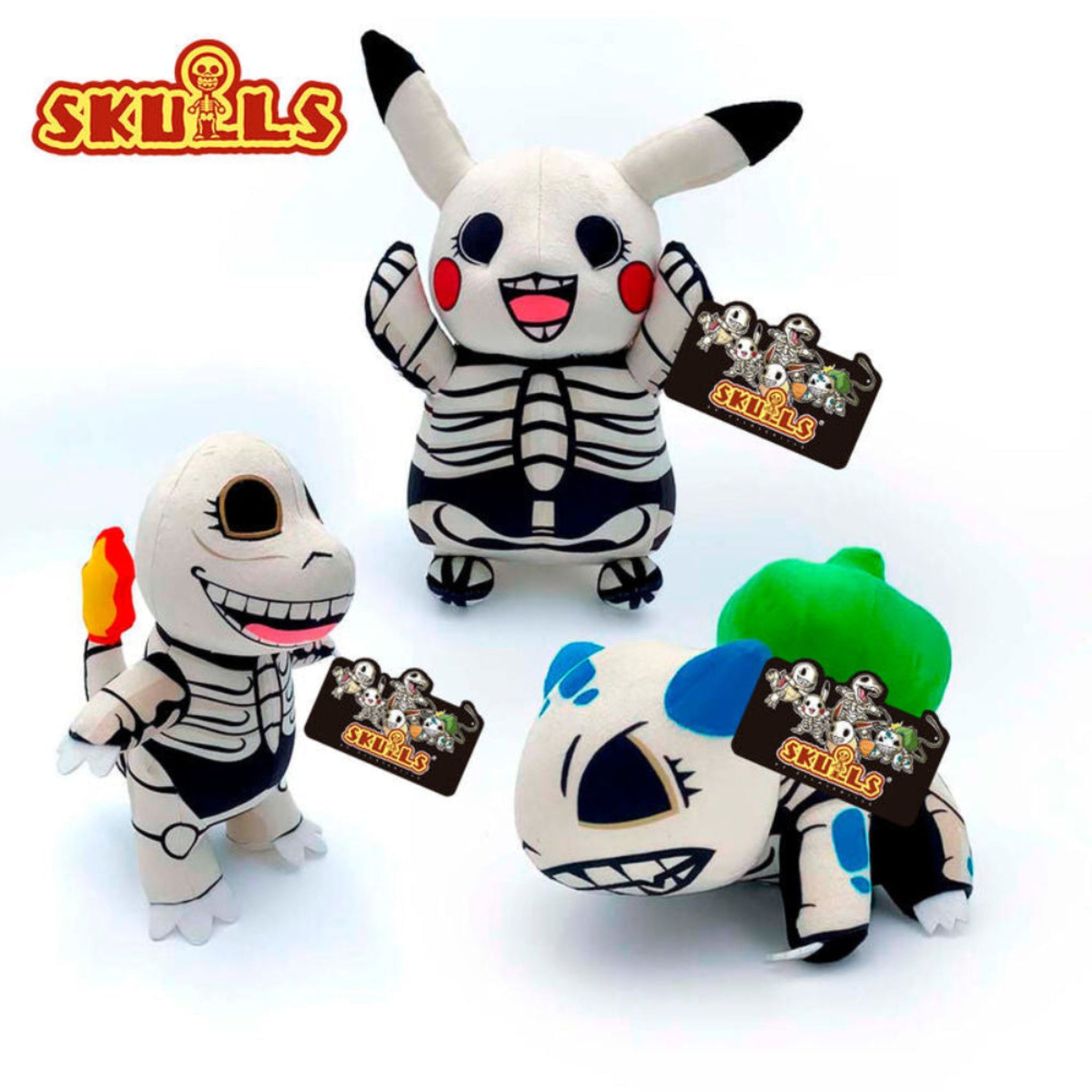 Pokemon Skelett Kuscheltier Halloween - 40 cm Plüschtier weiches Stofftier